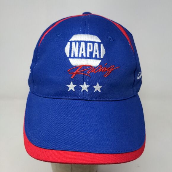 Napa Racing Men's Strapback Hat Blue OSFM Embroidered Logo Fallen Heroes Fund - Picture 3 of 15